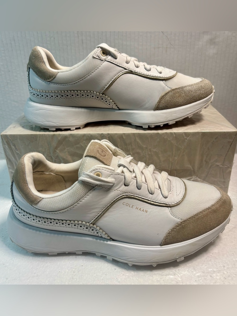 Cole Haan Women Shoes Retro Runner Low Top Running Style Vintage Inspired Sz.7.5
